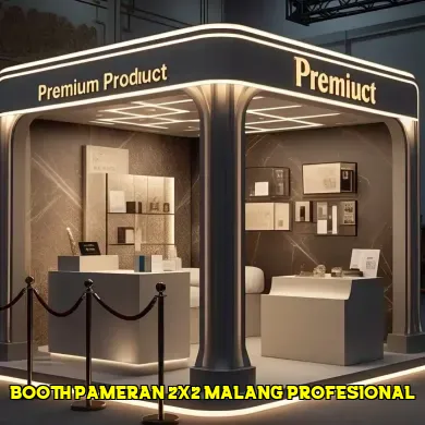 booth pameran 2x2 malang profesional